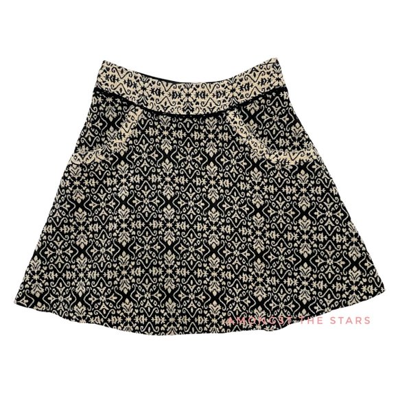 Free People Carpet Bag Black Jacquard Mini Skirt - Picture 8 of 12